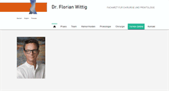 Desktop Screenshot of dr-florianwittig.de