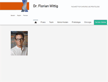 Tablet Screenshot of dr-florianwittig.de